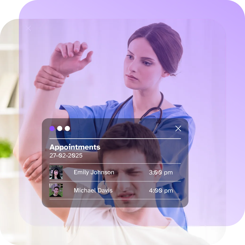 Physiotherapy clinics reporting